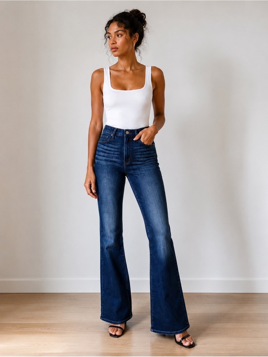 Hudson Jeans Denim - NWT Hudson Holly High Rise Flare Jeans Dark Wash Bell Bottom Denim Size 25
